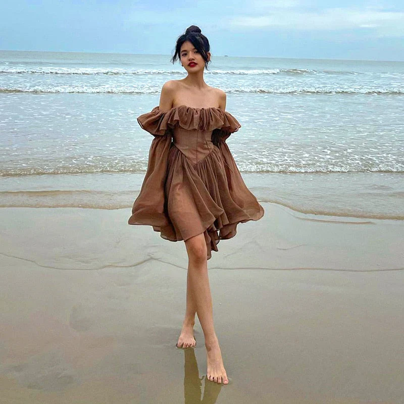 Medieval Dress Elf Cosplay Costume Victorian Princess Renaissance Costumes Ruffle Halloween Witch Clothes Court Retro Dresses - Deanwangkt