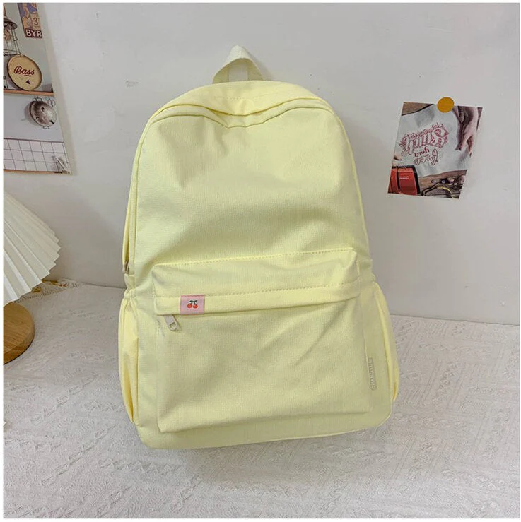 Back to school  Kawaii Teens Bookbag Bag for Girl Fashion Schoolbag Cute Canvas Backpack Women Travel Shoulder Mochila Laptop Rucksack - Deanwangkt