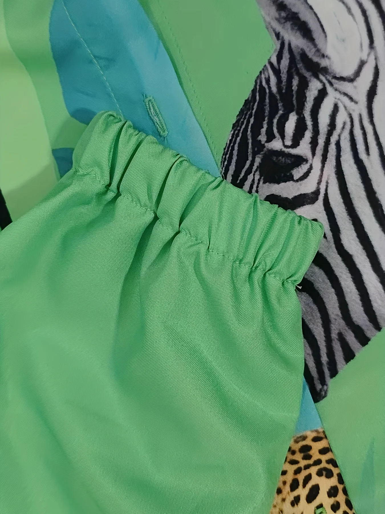 Plus Size Casual Blouse, Women's Plus Animal Print Colorblock Long Sleeve Lapel Collar Asymmetric Hem Shirt Top - Deanwangkt