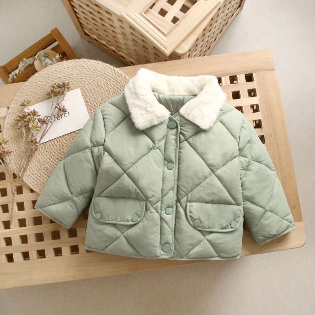 deanwangkt  New Winter Children's Warm Cotton Jackets Girls Clothes Kids&Babys Rabbit Fur Collar Coats Korean Style For Boys Outerwears - Deanwangkt