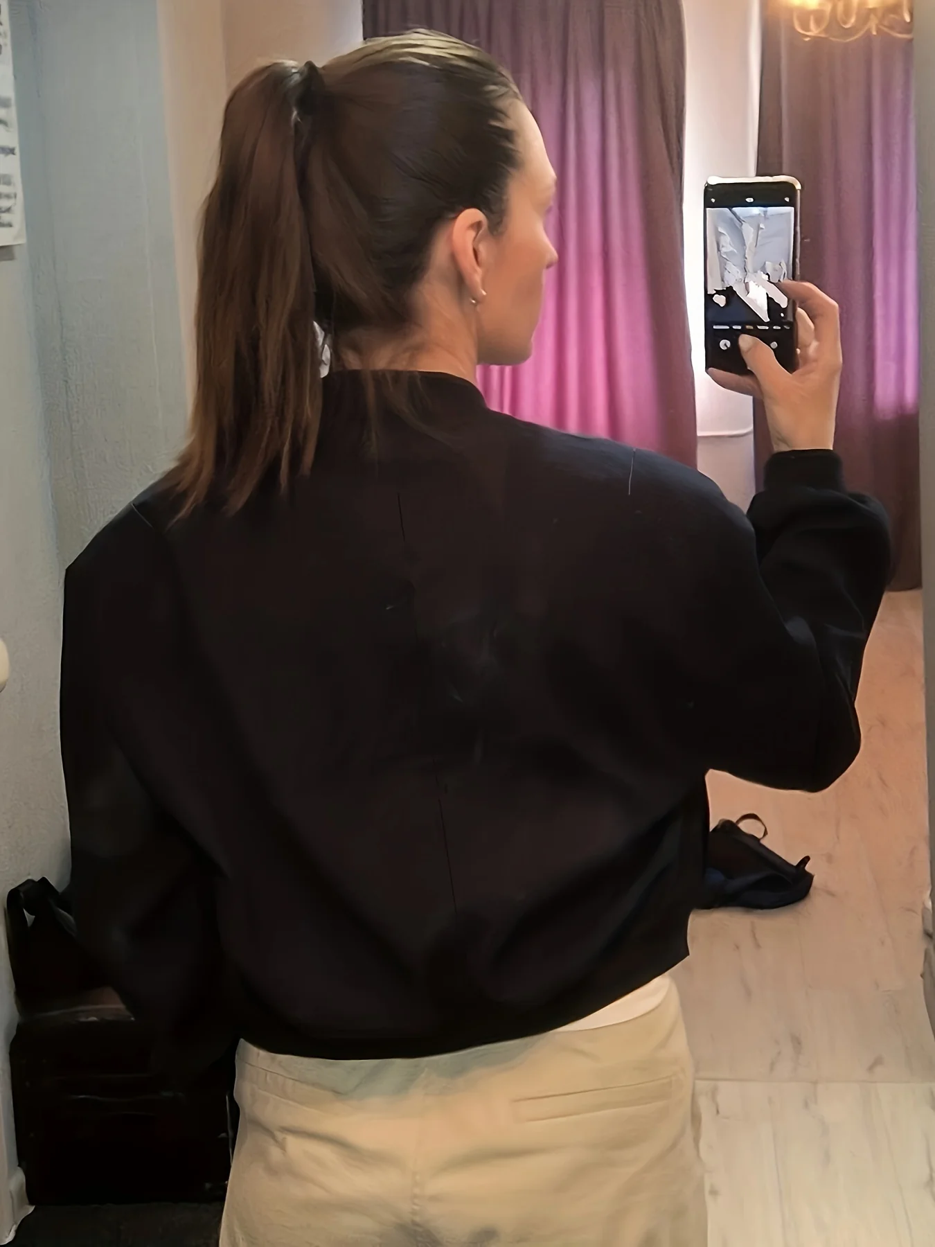 deanwangkt-1  Solid Button Front Jacket, Casual Long Sleeve Pocket Jacket, Women's Clothing - Deanwangkt