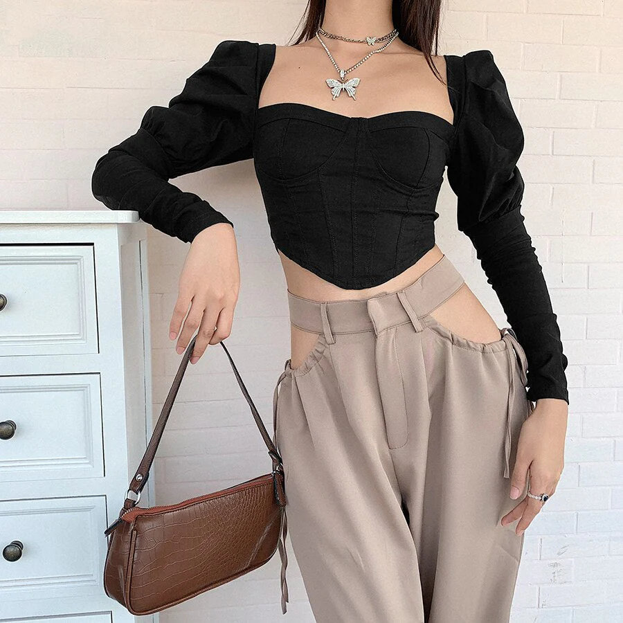 Soft Satin Wedding Dresses  Elegant O Neck Long Sleeves Muslim Sweep Train Bridal Gowns Vestido De Noiva Plus Size - Deanwangkt