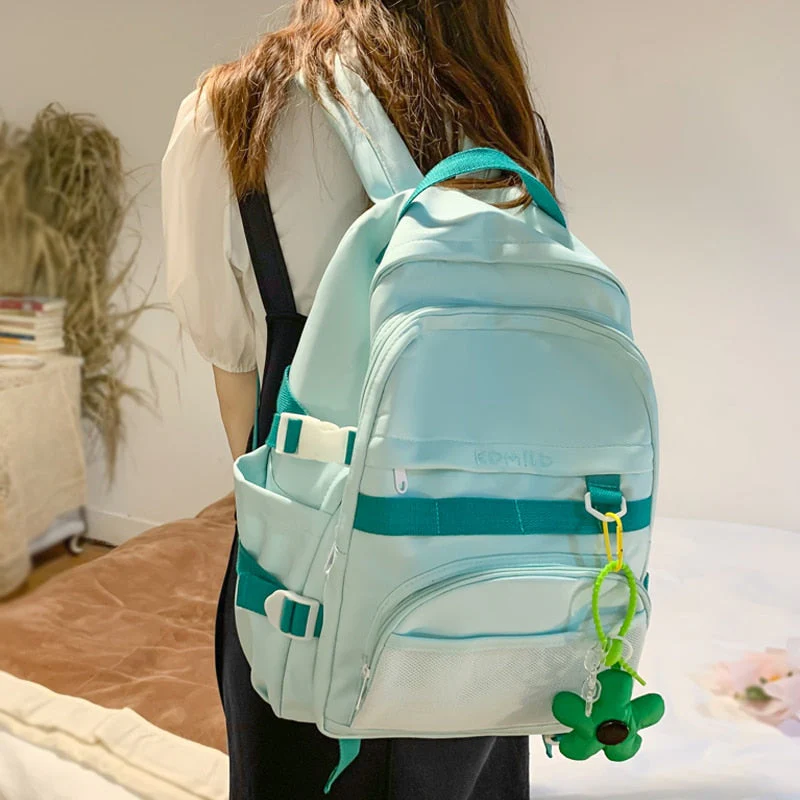 BACK TO COLLEGE  Fashion High Quality Cute Schoolbag for Girls Bookbag Teenagers Kawaii Women Laptop Backpack Waterproof Travel Mochila - Deanwangkt