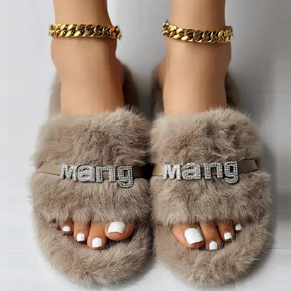 deanwangkt - Khaki Casual Living Patchwork Round Keep Warm Comfortable Shoes (Subject To The Actual Object) - Deanwangkt