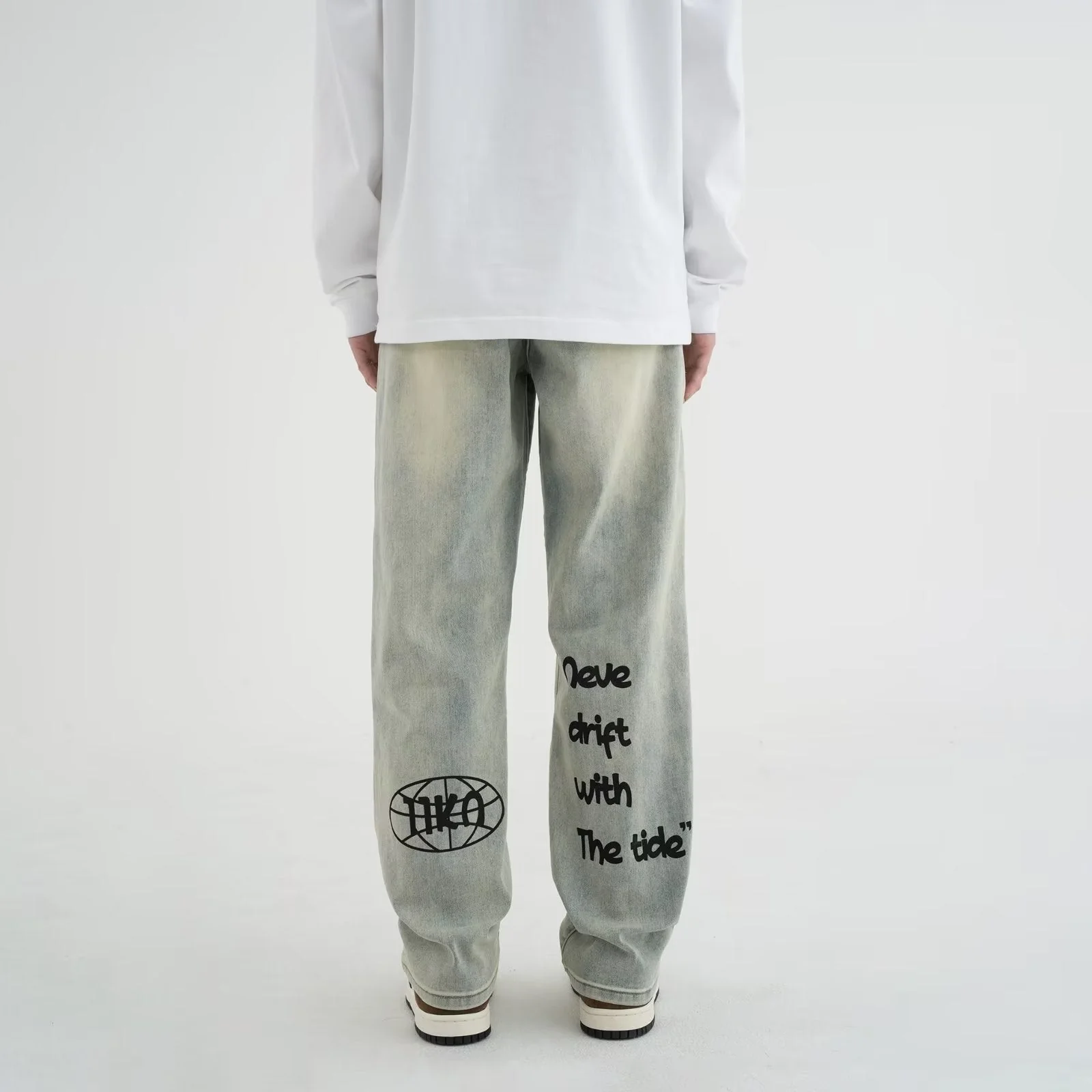 deanwangkt Youth, Fashion, Simple, New Style, Lazy, Versatile, Fashion Trend Of Autumn Women's Jeans And Trousers - Deanwangkt