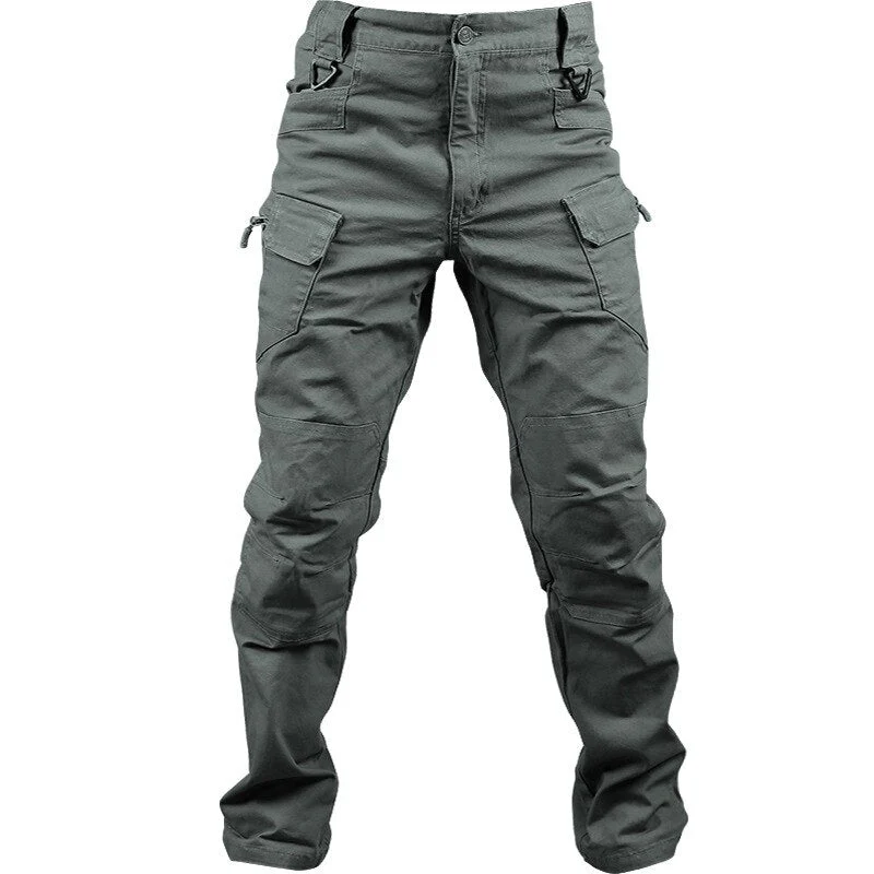 DEANWANGKT Mens Vintage Hip Hop Style Baggy Jeans IX9 City Tactical Cargo Pants Men Combat SWAT Army Military Pants Cotton Many Pockets Stretch Flexible Man Casual Trousers Size - Deanwangkt
