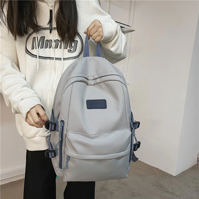 deanwangkt NEW Women's Luxury Fashion Knit Backpack Designer Ladies School Bag Female Large-capacity College Pattern High Quality Backpack - Deanwangkt