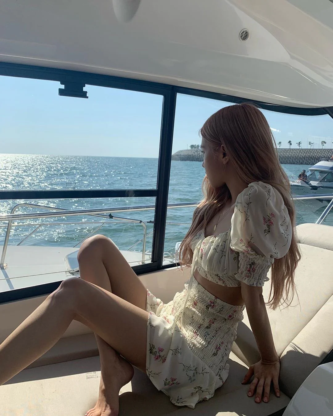 deanwangkt Women Set Boho Sew Summer Sexy Women 2 Two Piece Set Crop Top High Waist Mini Skirt Suits Lady Chic Floral Bodycon Party Clothes Fairy Dress - Deanwangkt