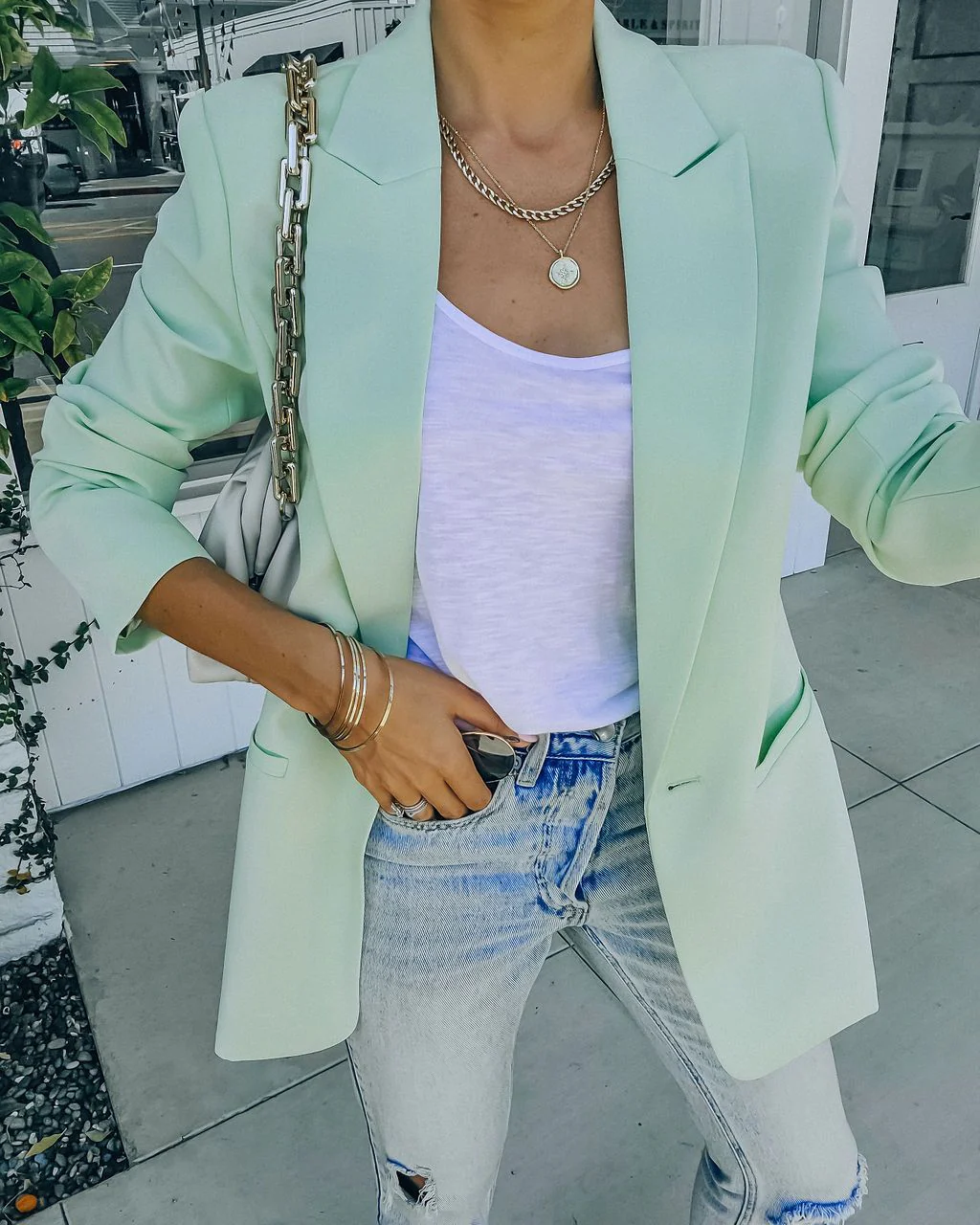 deanwangkt  Spring Blazer Women Coat Loose Jacket Solid Green Casual Blazers Woman Fashion OL Formal Elegant Female Coats Office Lady - Deanwangkt