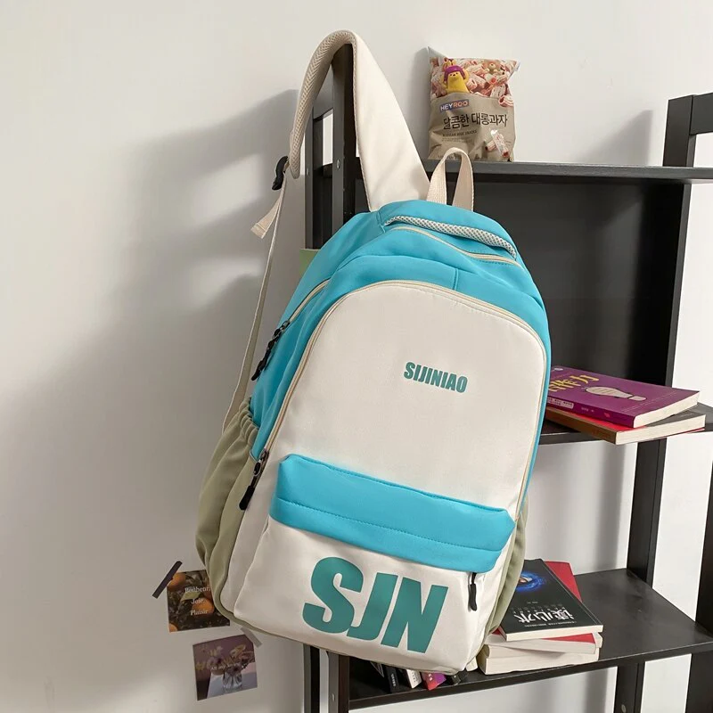 BACK TO COLLEGE   Fashion Girls High-capacity Schoolbag for High School Nylon Waterproof Backpack Women Travel Mochila Laptop Rucksack - Deanwangkt