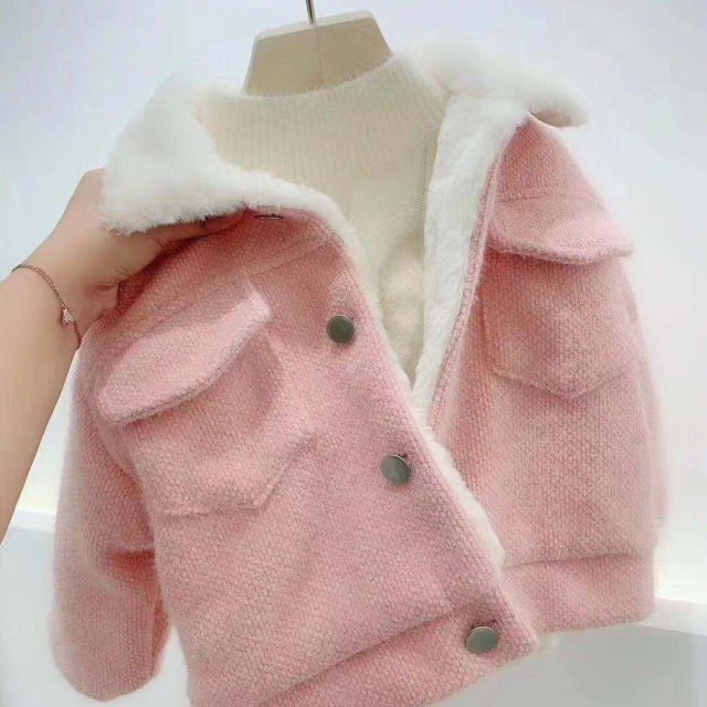 deanwangkt new Baby Girl Boy winter Spring Autumn Plush Coats Jackets Fashion cotton down Kids Children Overwear Clothes - Deanwangkt