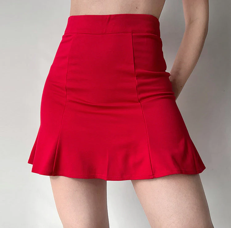 deanwangkt - New Moment High-Waisted Skirt - Deanwangkt