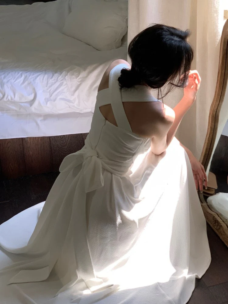 deanwangkt Korean Elegant Midi Dresses for Women  Summer New Evening Party Fashion Slim Female Vestidos Casual 1-piece Bandage Clothes - Deanwangkt