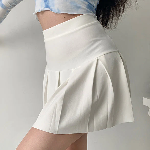 deanwangkt - College Style Tennis Skirt - Deanwangkt