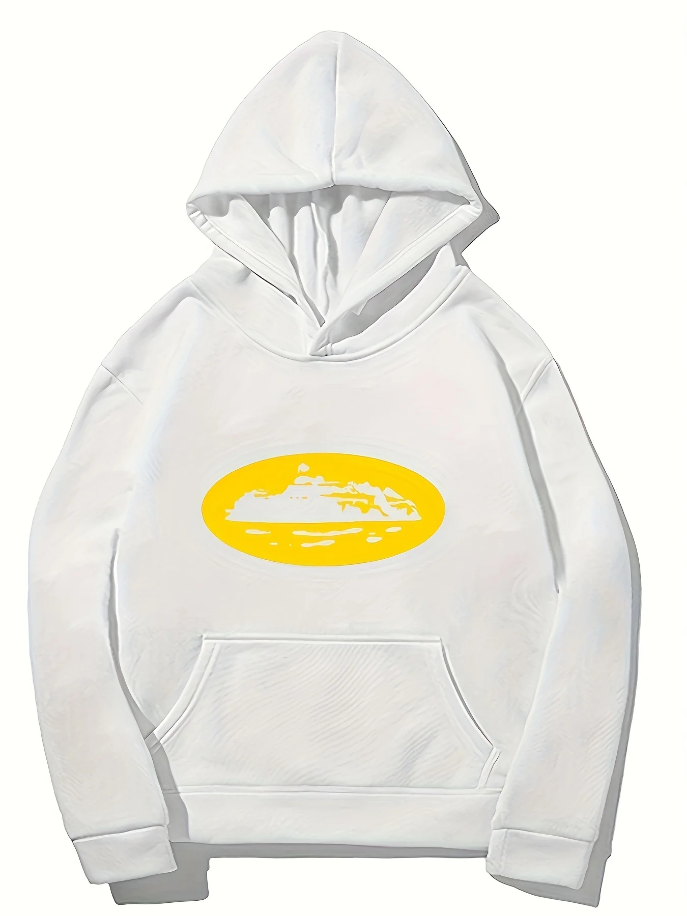 Graphic Print Loose Hoodie, Casual Long Sleeve Loose Sweatshirt, Women's Clothing - Deanwangkt