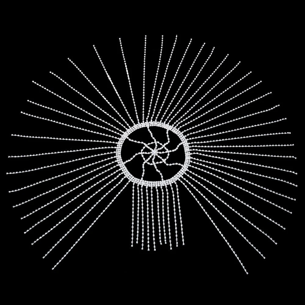 deanwangkt  Stonefans Flash Long Tassel Hair Chain Rhinestone Head Chain for Women Nightclub Crystal Headband Hat Bridal Headpiece Jewelry - Deanwangkt