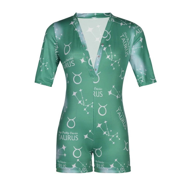 deanwangkt Women Sexy Sleepwear Cute Cartoon Print Short Set Pajamas Spicy Pepper Sweet Short Sleeve T Shirts Shorts Summer Pijama - Deanwangkt