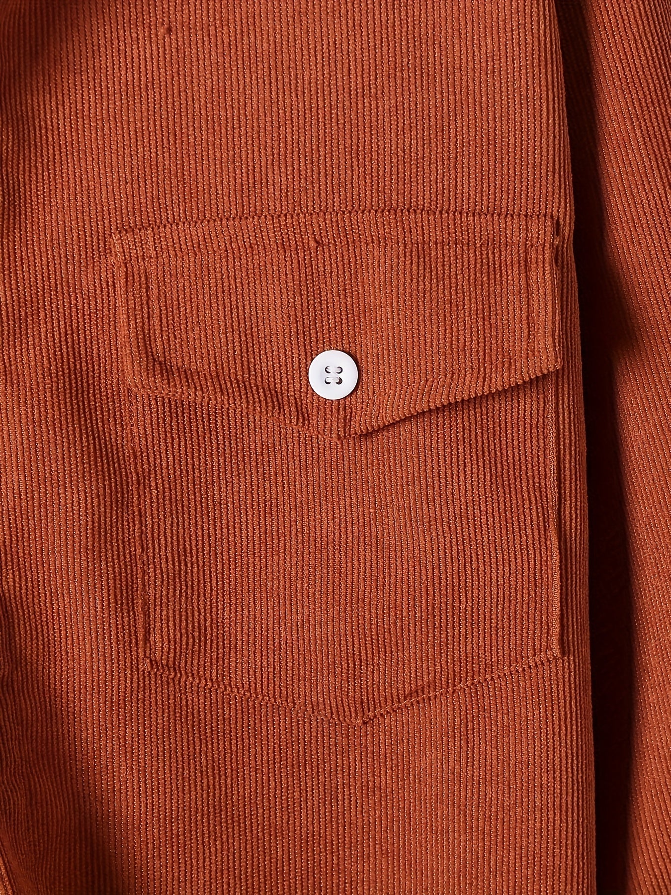 Kids Boys Solid Corduroy Hooded Shirts Long Sleeve Button Down Tops Spring Fall Outwear Shirts Jacket Clothes - Deanwangkt