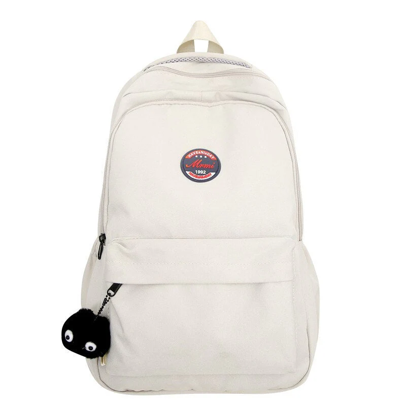 Back to school  Fashion Simplicity Men Rucksack Waterproof Black Mochila for High School Boys Girls Bookbag Lovers Bagpack Schoolbag - Deanwangkt