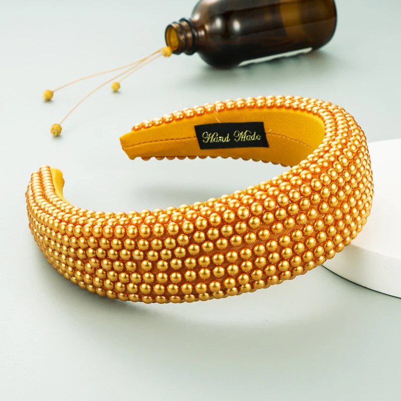 Hotsale New Bling Rhinestone Full Crystal Headbands for Women  Shiny Diamond Bedazzled Designer Tiara Baroque Headband Women - Deanwangkt