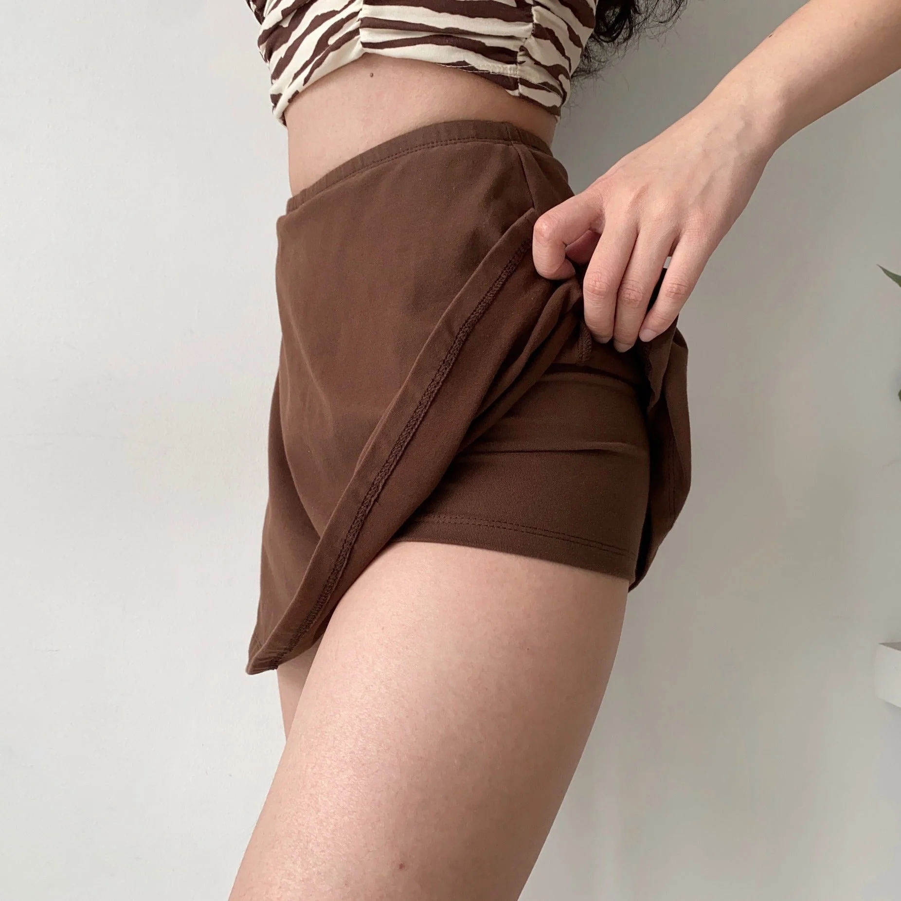 deanwangkt - Timeless Retro Brown Skirt ~ HANDMADE - Deanwangkt