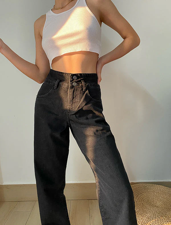 deanwangkt - Amore Wide Leg Jeans - Deanwangkt