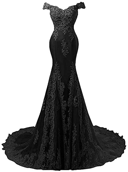 DEANWANGKT Off-Shoulder Mermaid Prom Dresses Fashion Applique Crystal Court Train Vestidos de festa Abendkleider Party Gowns - Deanwangkt