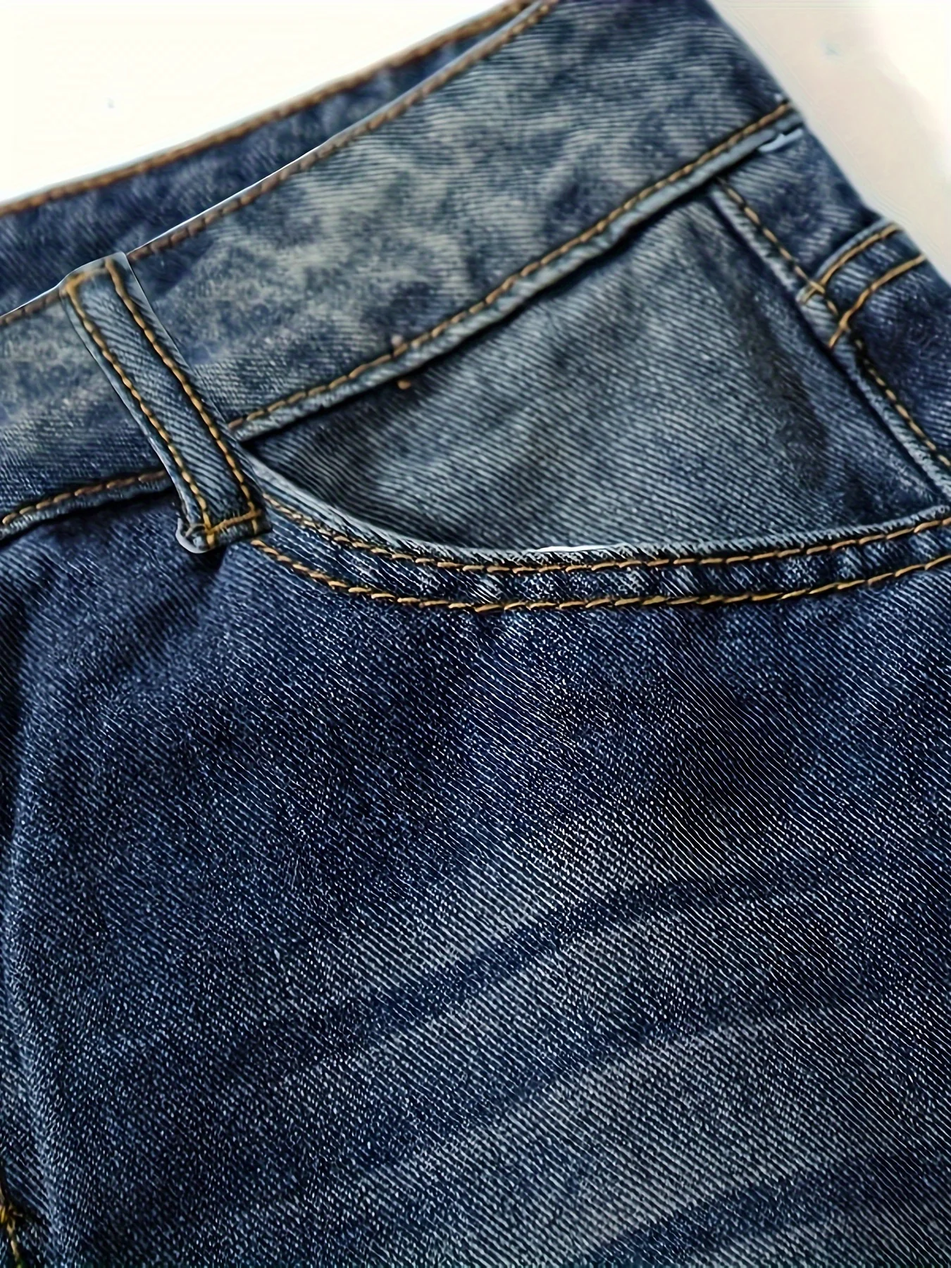 Single Breasted Button Straight Jeans, Slant Pockets Loose Fit Casual Denim Pants, Women's Denim Jeans & Clothing - Deanwangkt