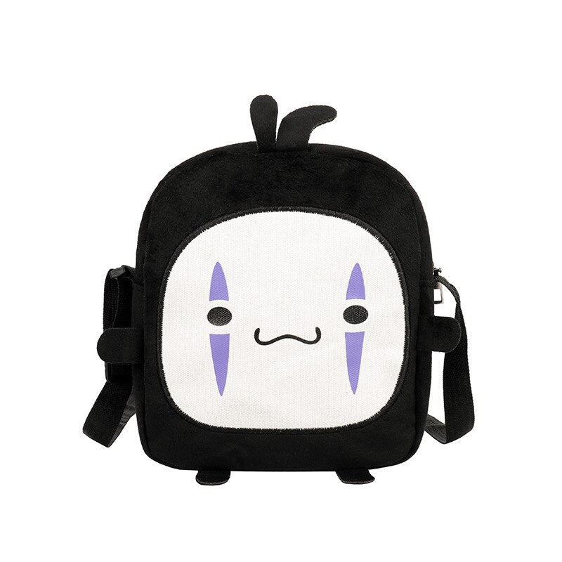 deanwangkt Japanese Style Faceless Man Small Bag Plush Crossbody Bags Women Mini Mobile Phone Bag Shoulder Bag For Women Bolsa Feminina Sac - Deanwangkt