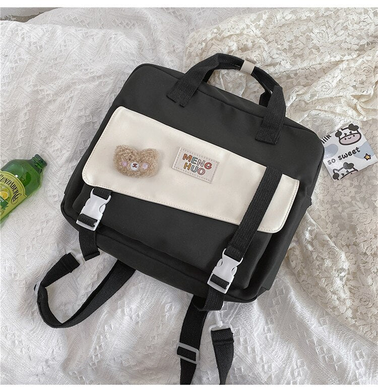 BACK TO COLLEGE   Fashion Women Mochila Kawaii Waterproof Nylon Girls Bookbag Mini Rucksack Leisure Schoolbag Small Bag Travel Backpack - Deanwangkt