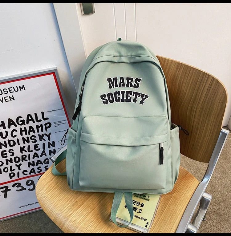 BACK TO SCHOOL   Fashion Lovers Bookbag Waterproof Nylon Leisure Rucksack for Women Travel Mochila College Laptop Backpack Shool Bag - Deanwangkt