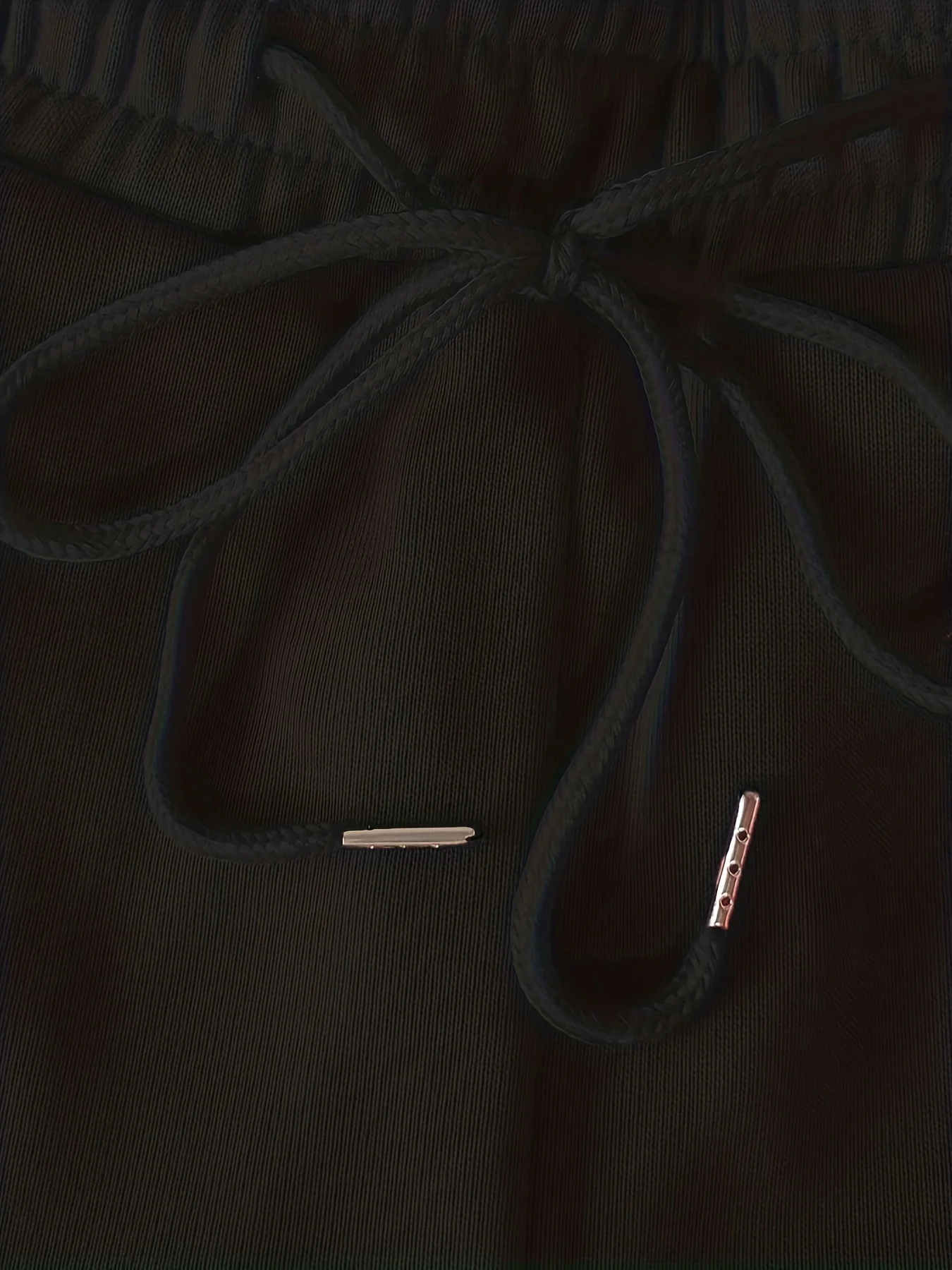 deanwangkt-1  Drawstring Draped Pants, Casual Solid Long Length Pants With Pockets, Women's Clothing - Deanwangkt