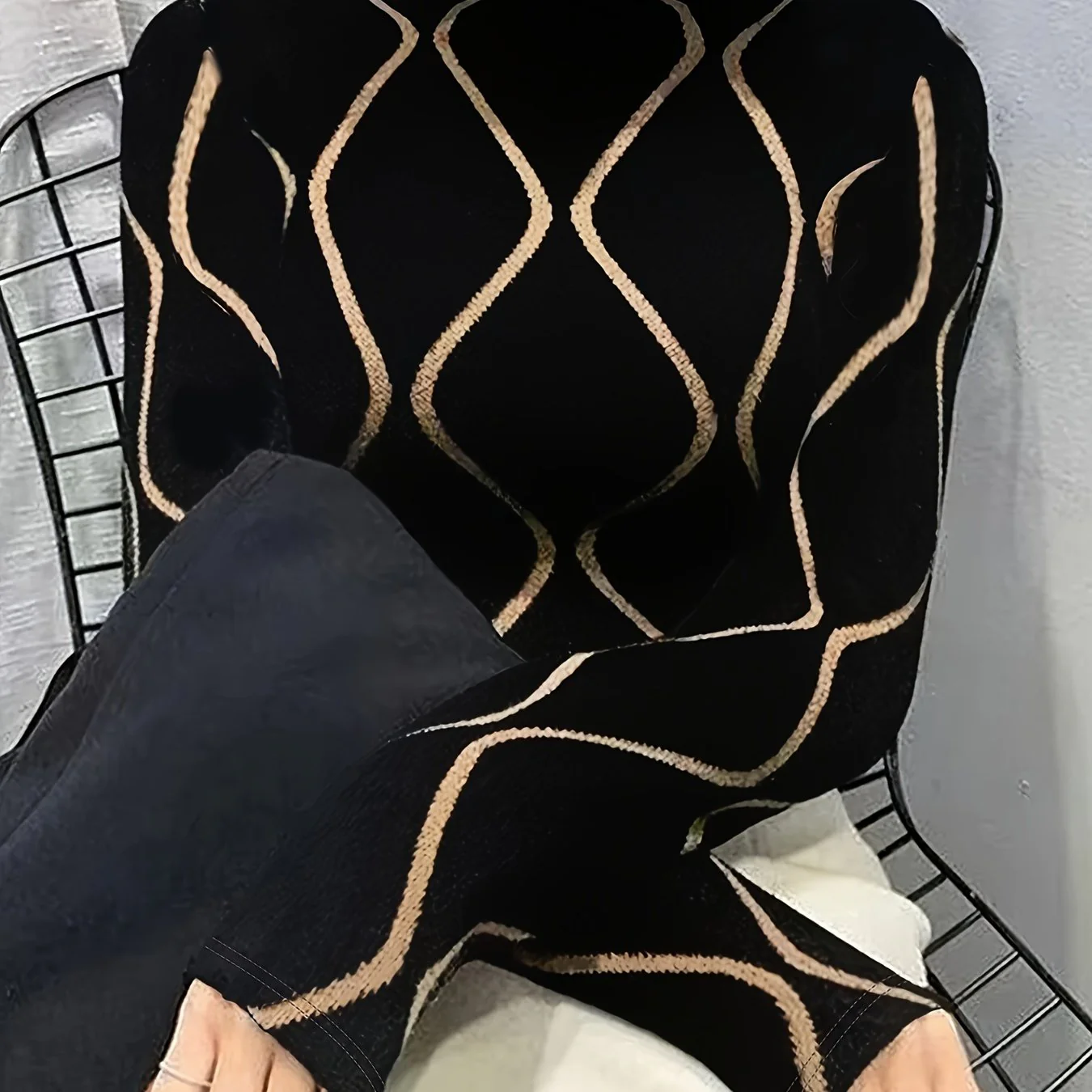 deanwangkt-1 Color Block T-Shirt, Casual Mock Neck Long Sleeve Top For Spring & Fall, Women's Clothing - Deanwangkt