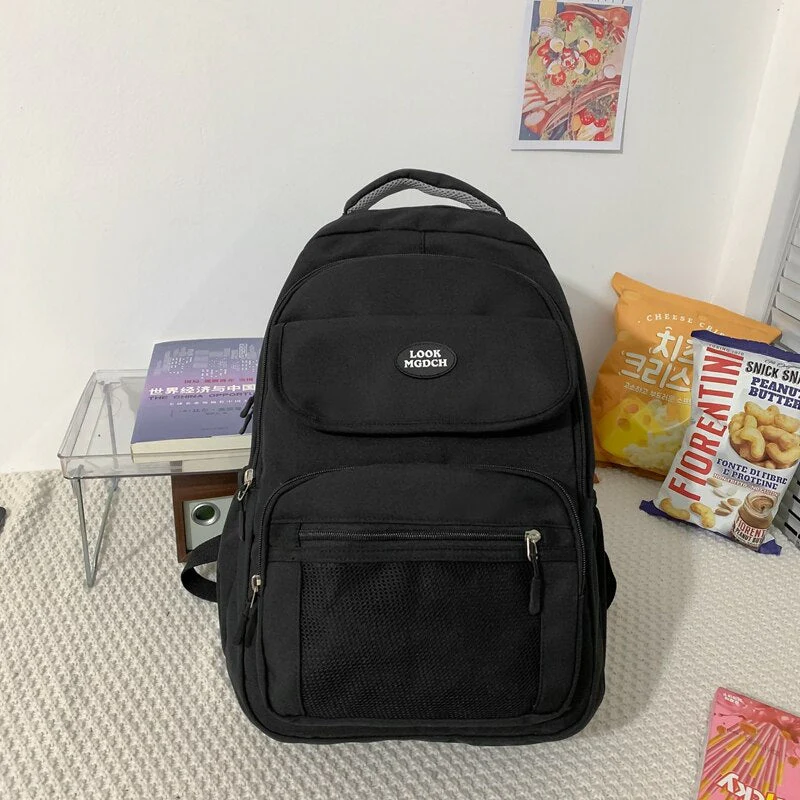 Back to school   Fashion Kawaii Student Schoolbag 2pcs Set Bag Girls Cute Waterproof Backpack Travel Mochila Teens Bookbag Shoulder Bag - Deanwangkt