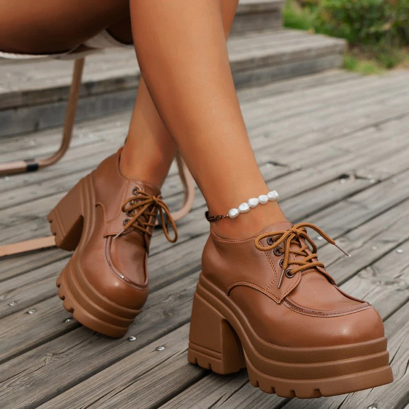 deanwangkt - Black Casual Frenulum Solid Color Round Out Door Wedges Shoes (Heel Height 3.94in) - Deanwangkt