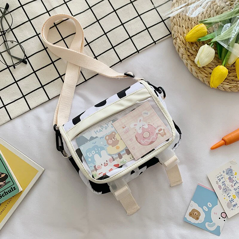 deanwangkt  Japanese Style Small Bag Women Transparent Pockets New Summer Fashion Nylon Bag Crossbody Bags Women Shoulder Bag Bolsa Feminina - Deanwangkt