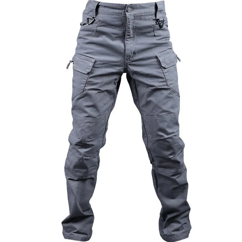DEANWANGKT Mens Vintage Hip Hop Style Baggy Jeans IX9 City Tactical Cargo Pants Men Combat SWAT Army Military Pants Cotton Many Pockets Stretch Flexible Man Casual Trousers Size - Deanwangkt