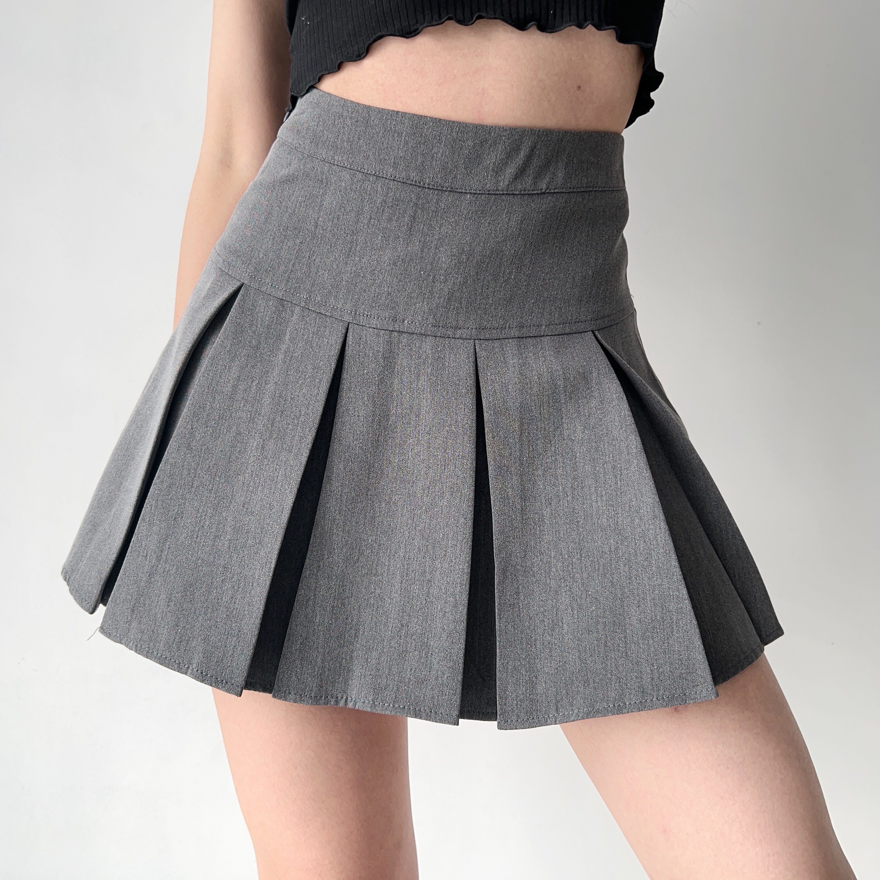 deanwangkt - Academia High-Waisted Pleated Skirt - Deanwangkt