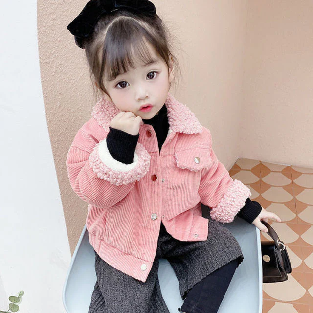 deanwangkt new Baby Girl Boy winter Spring Autumn Plush Coats Jackets Fashion cotton down Kids Children Overwear Clothes - Deanwangkt