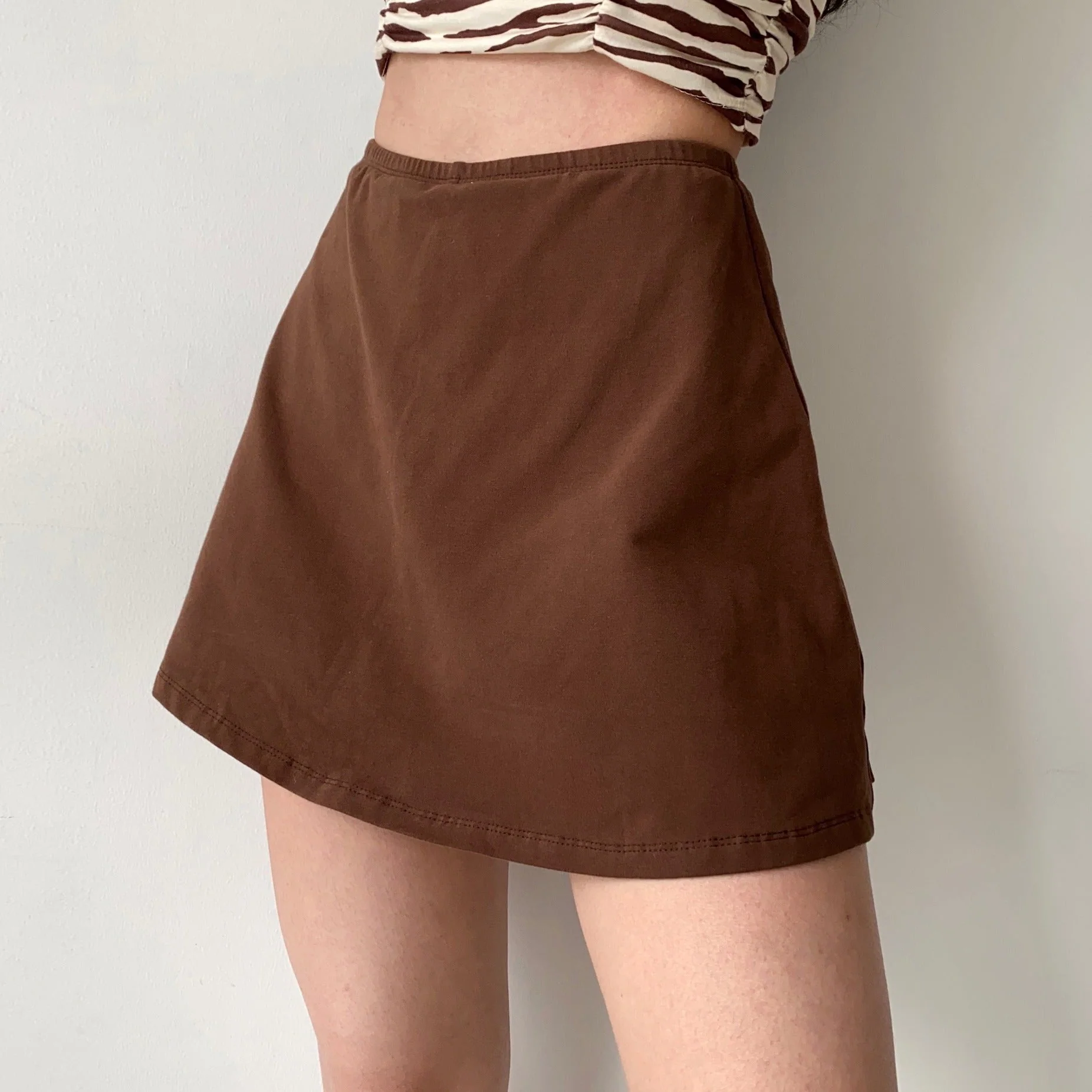 deanwangkt - Timeless Retro Brown Skirt ~ HANDMADE - Deanwangkt