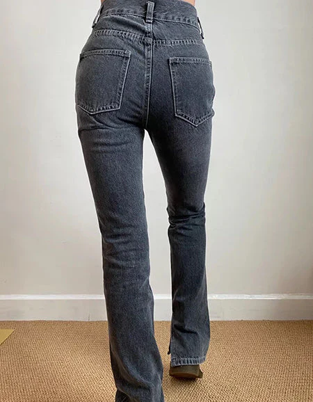 deanwangkt - Tala Cowgirl Split Jeans - Deanwangkt