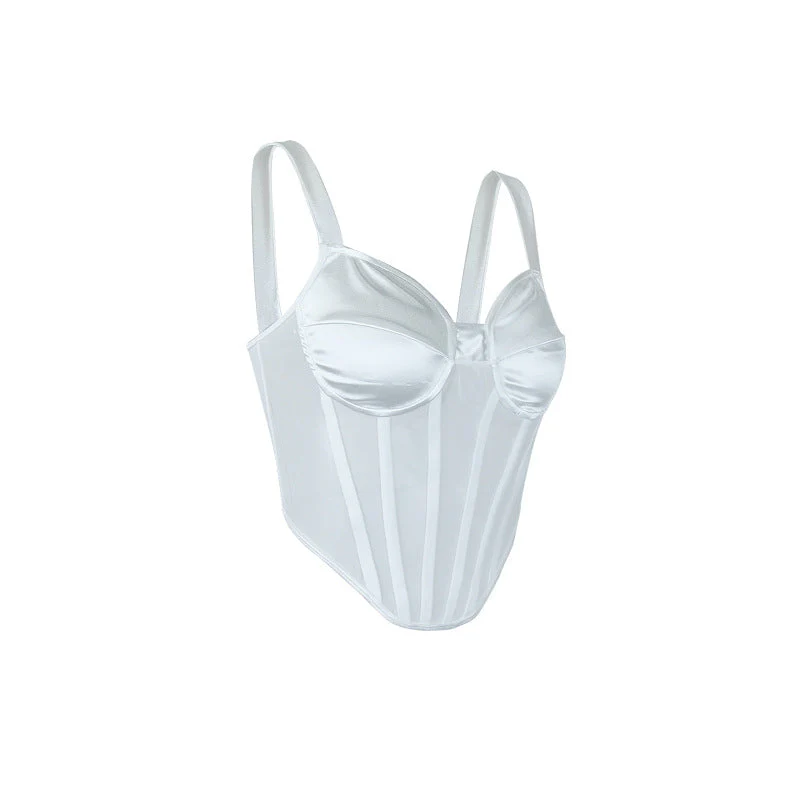 deanwangkt  Summer Sexy Patchwork Diamond Vest For Women Love Sleevelese Tank Tops Female Summer Fashion body sculpting Clothing - Deanwangkt