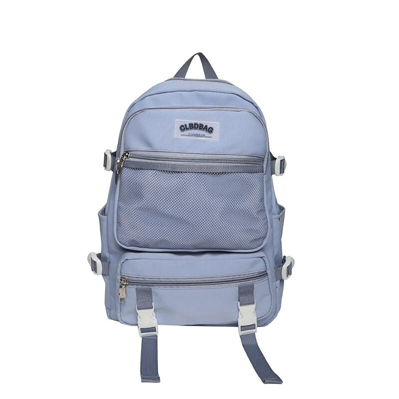 BACK TO SCHOOL  Fashion Bookbag for Girls High School Bag Schoolbag Boy Black Backpack Women Kawaii Mochila Teens Cute Travel Rucksack - Deanwangkt