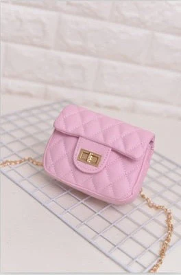 deanwangkt Children's Mini Handbags Cute Crossbody Bags for Kids Small Coin Wallet Pouch Baby Girls Rivet Party Clutch Purse Chain Bag - Deanwangkt