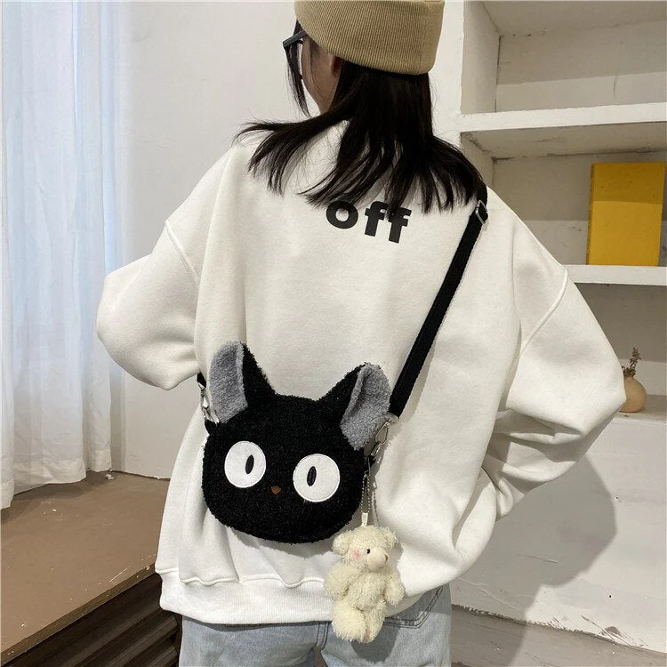 deanwangkt  Japanese Style Kawaii Bag Women Cartoon Plush Shoulder Bag For Women New Crossbody Bag Small Phone&Purse Bag Bolsa Feminina - Deanwangkt
