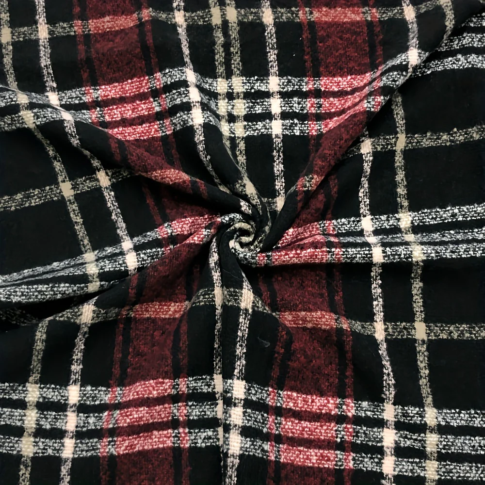 Classic Tartan Fringe Shawl Vintage Striped Plaid Open Front Poncho Capel Autumn Winter Travel Coldproof Knitted Cardigan Shawl - Deanwangkt