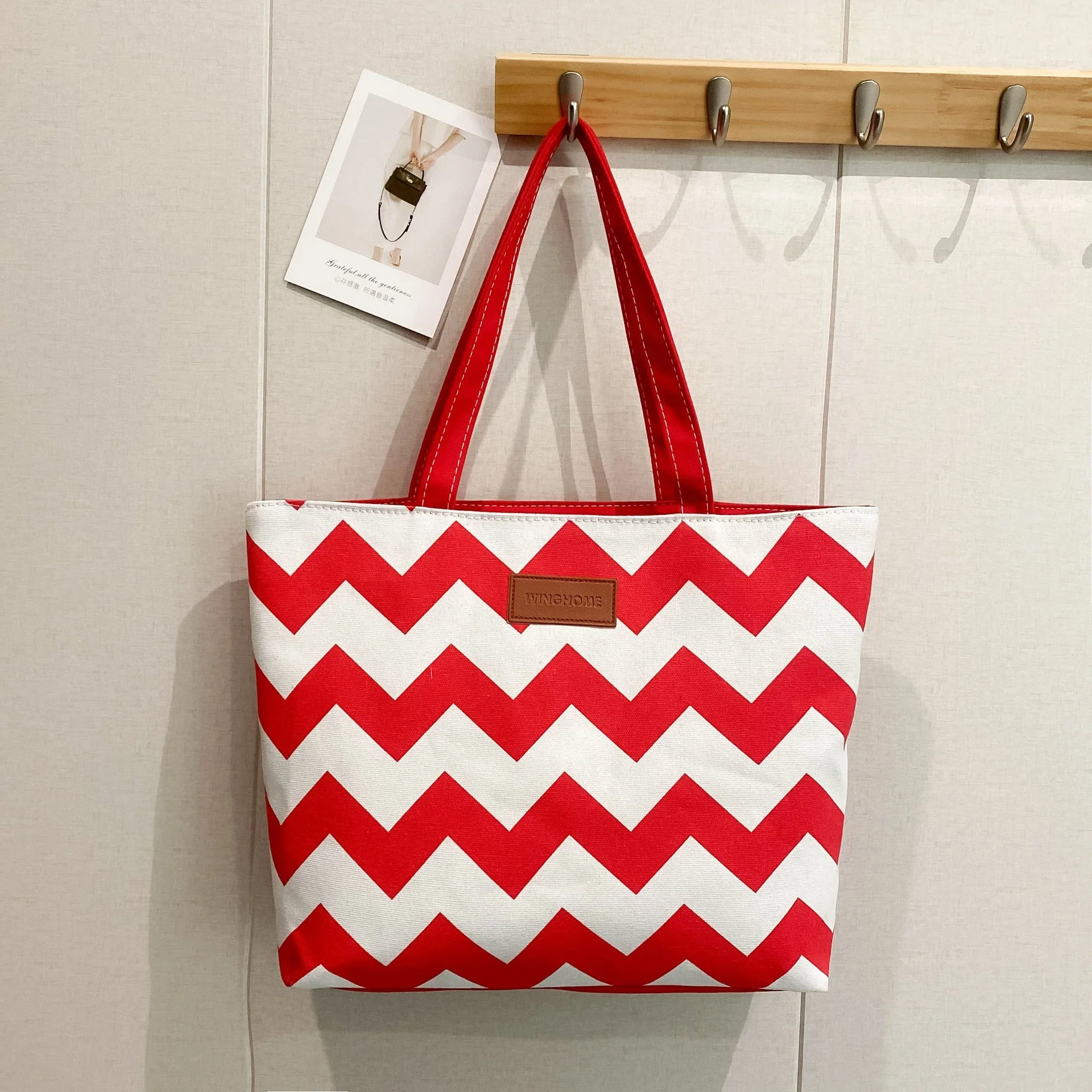 deanwangkt Fashion Folding Women Big Size Handbag Tote Ladies Casual Flower Printing Canvas Graffiti Shoulder Bag Beach Bolsa Feminina - Deanwangkt