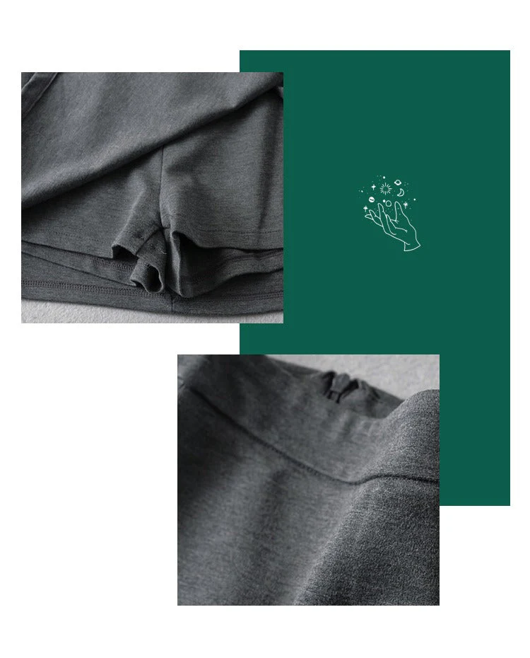 deanwangkt - Culottes Slit Skirt - Deanwangkt