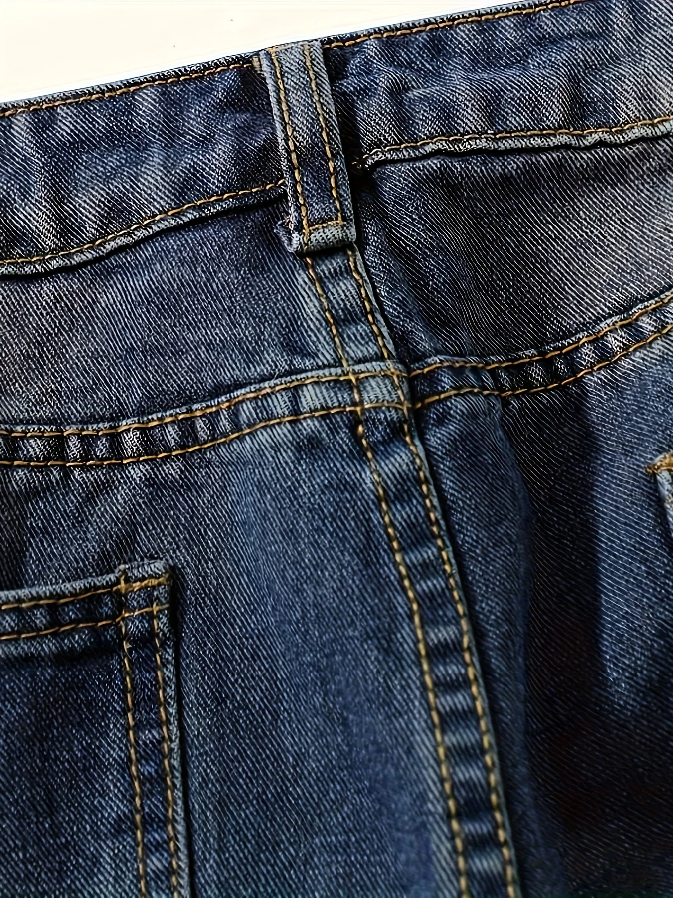 Single Breasted Button Straight Jeans, Slant Pockets Loose Fit Casual Denim Pants, Women's Denim Jeans & Clothing - Deanwangkt