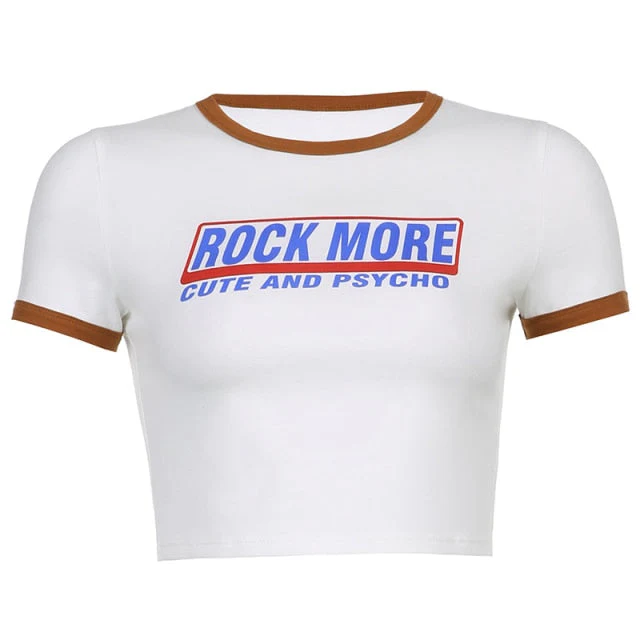 deanwangkt Artsu Angel Printed Short Sleeve Crop Top T Shirt Women Summer Clothes Cute Print T-shirt Ladie Streetwear Tee Shirt - Deanwangkt